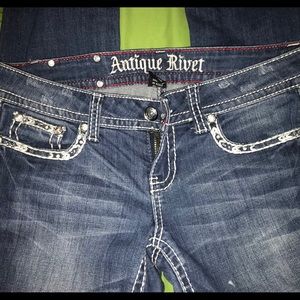 Antique Rivet Jeans